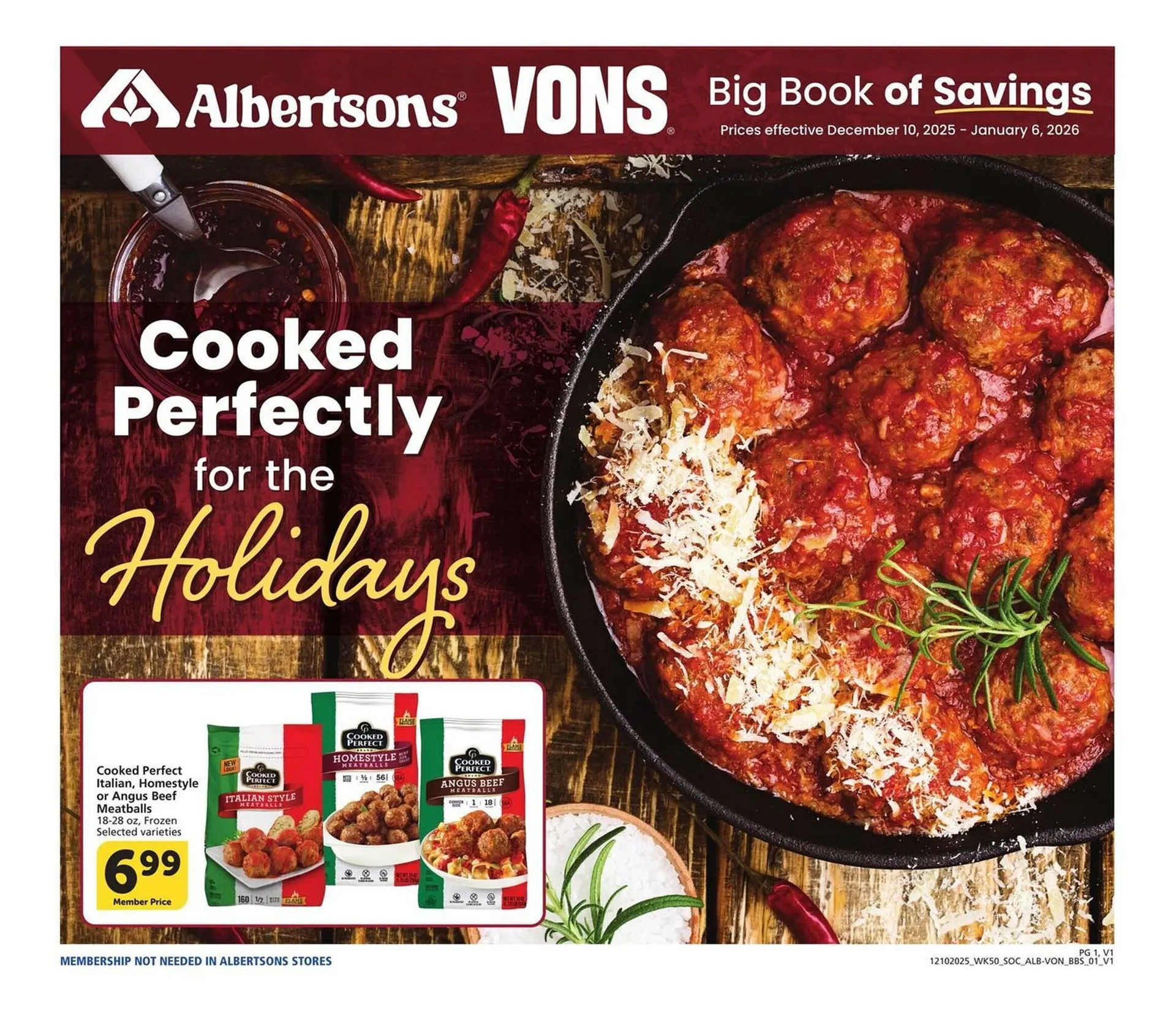 Weekly ad Albertsons weekly ad from December 10 to January 6 2026 - Page 1