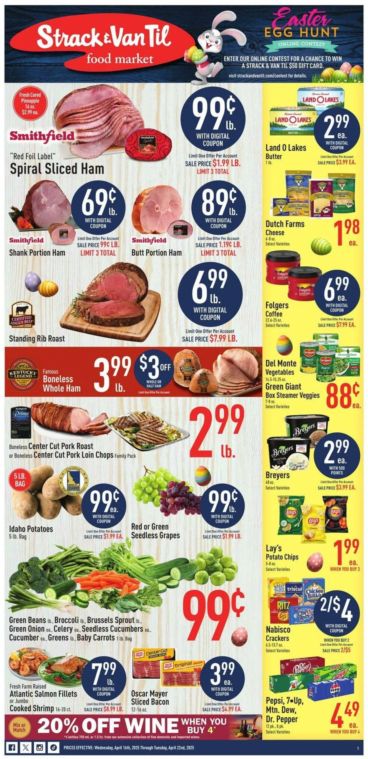 Catálogo de Strack & Van Til Current weekly ad 16 de abril al 22 de abril 2025 - Página 1