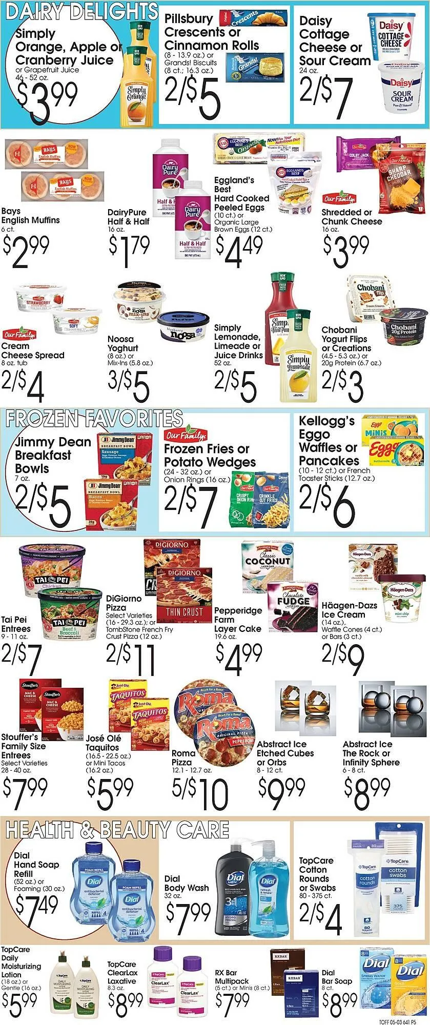 Weekly promotion Family Fare weekly ad spanning from May 3 to May 9 2026 - Page 5 for Catalogue 365