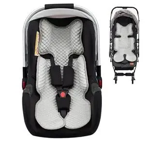 Car Seat Cooling Pad for Baby, Mink Dot Car Seat Cooler Mat for Girls Boys, Stroller Cooling Pad with 3D Breathable Mesh, Multifunctional Infant Carseat Cooling Insert Liner for Summer