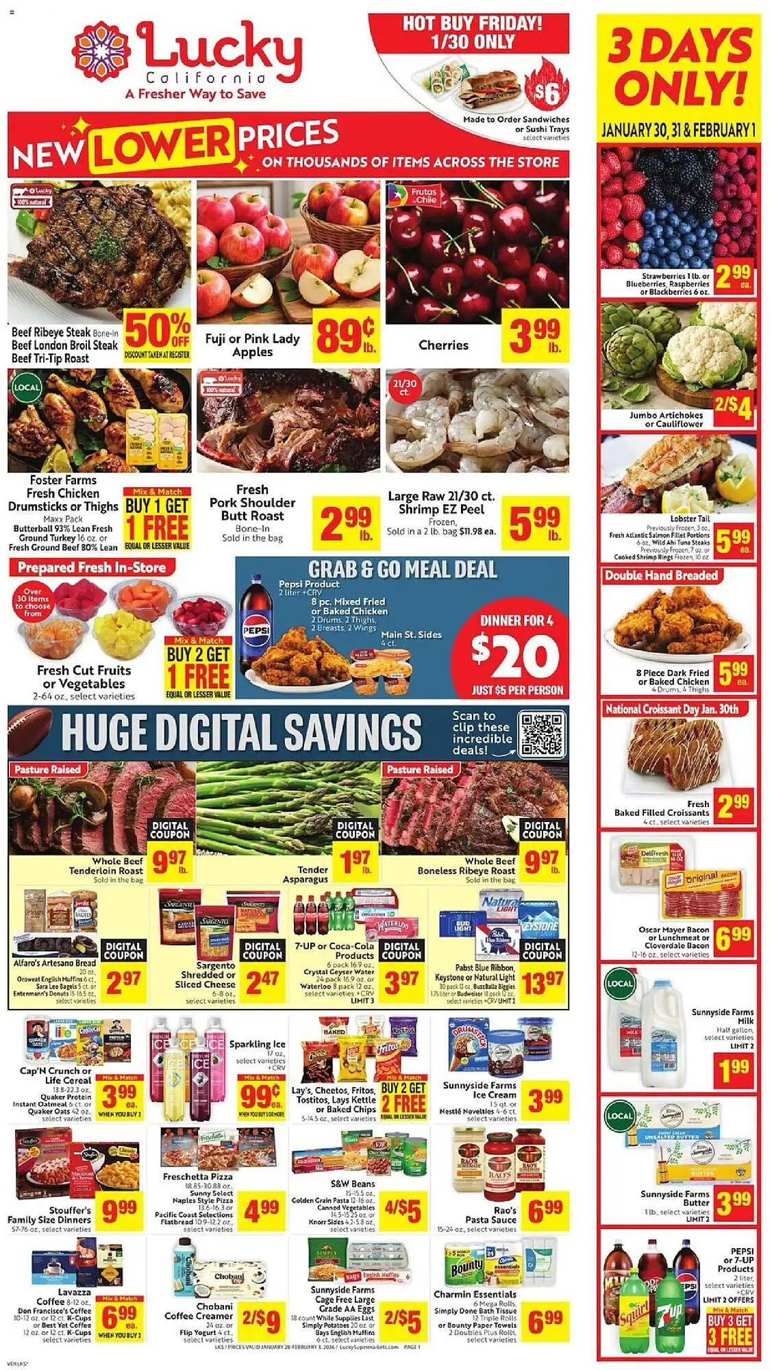 Lucky Supermarkets weekly ad - 1