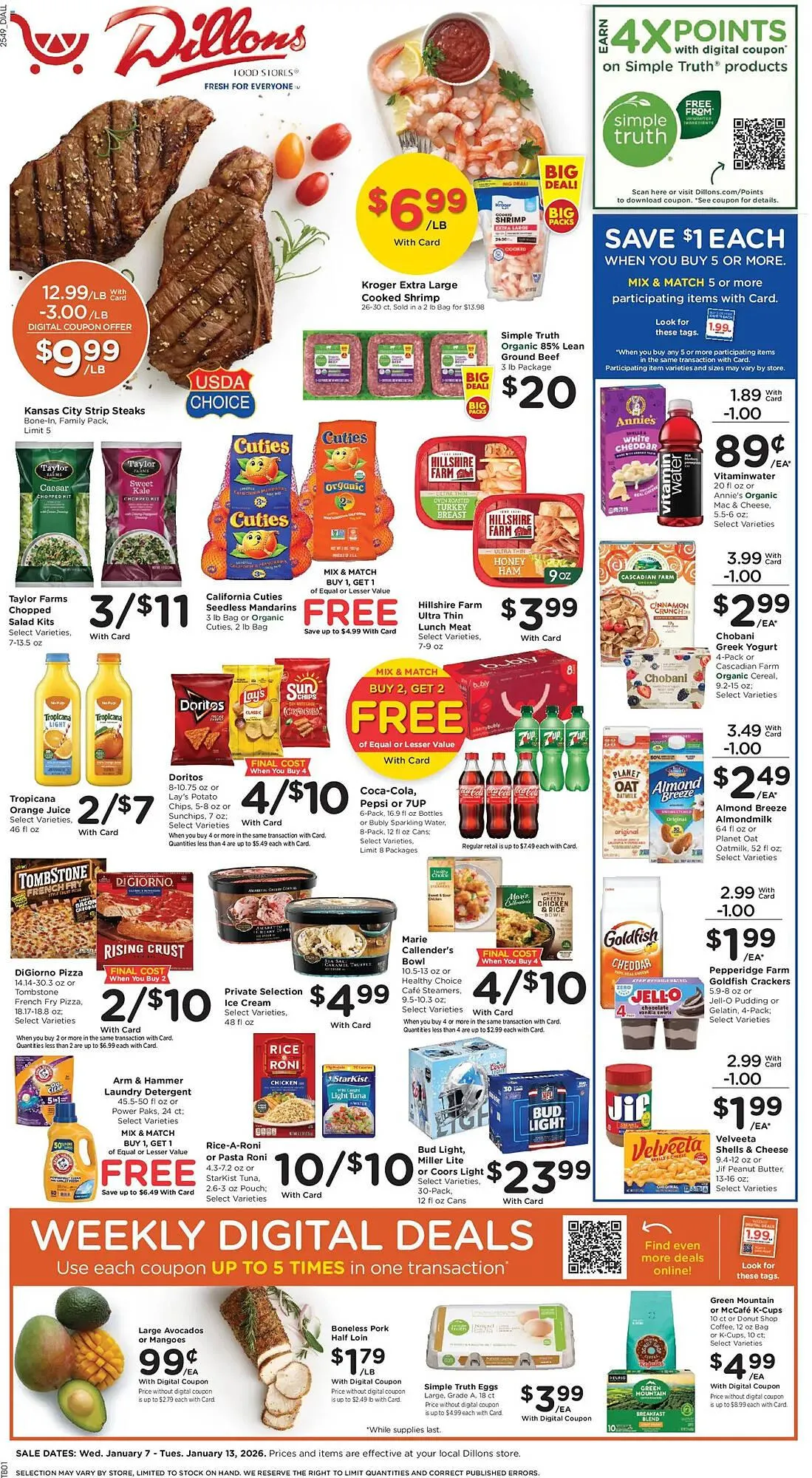 Weekly ad Dillons weekly ad from January 7 to January 14 2026 - Page 1