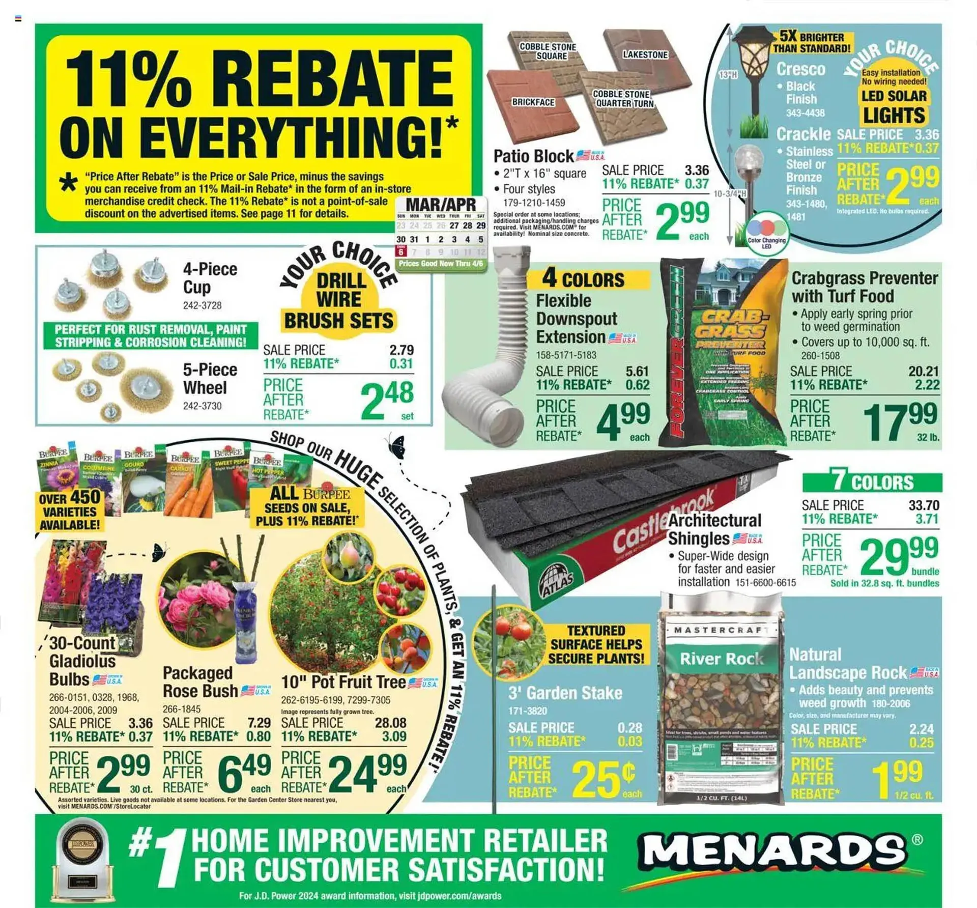 Weekly ad Menards Weekly Ad from March 26 to April 6 2025 - Page 1