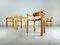 Mid-Century Pine Chairs by Rainer Daumiller, 1960s, Set of 4