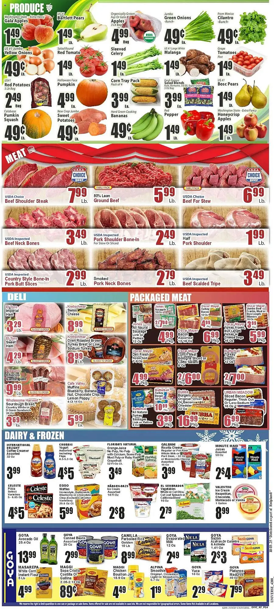 Weekly ad Food Universe circular from October 3 to October 9 2025 - Page 4