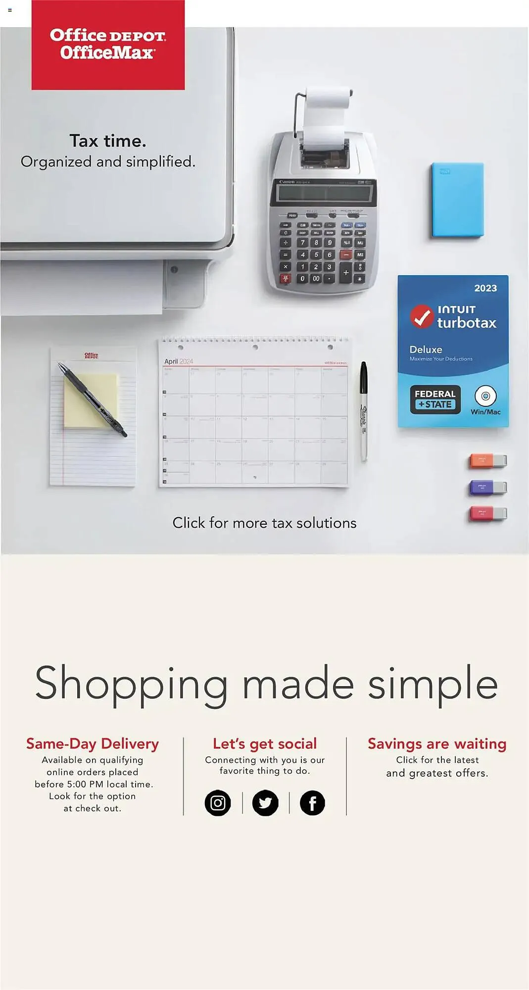 Weekly ad Office Depot Weekly Ad from April 1 to April 30 2025 - Page 24