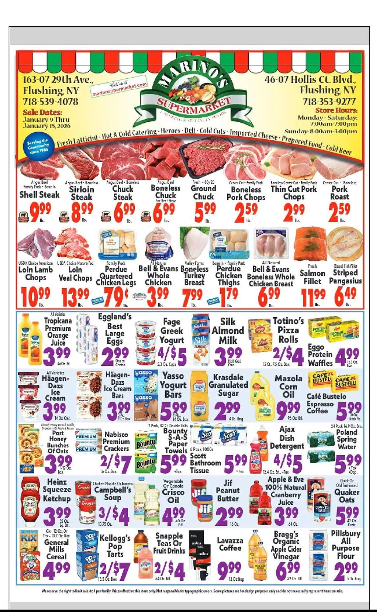 Marinos Supermarket weekly ad - 1