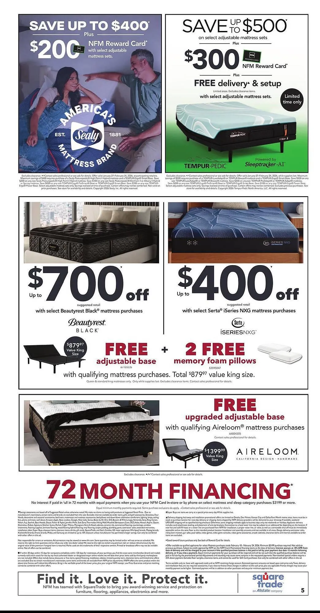 Weekly ad Nebraska Furniture Mart weekly ad from February 18 to February 24 2026 - Page 5