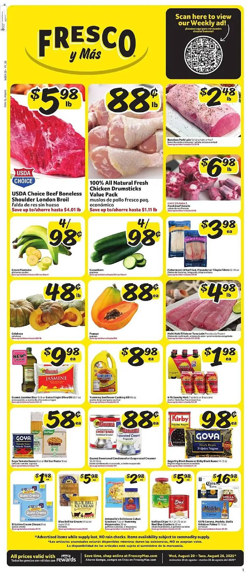 Fresco y Más Weekly Ad - 1