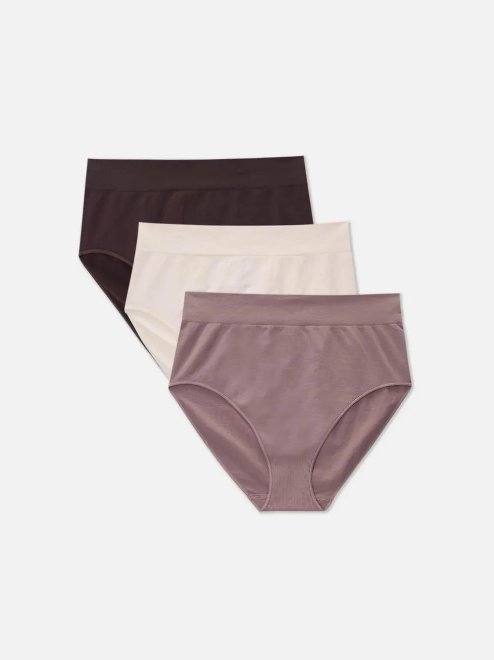 3pk Seamless High-Waist Briefs