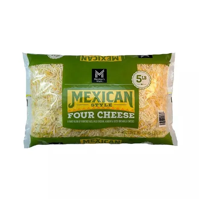 Member's Mark Mexican Style 4 Cheese Blend Shredded 5 lbs.