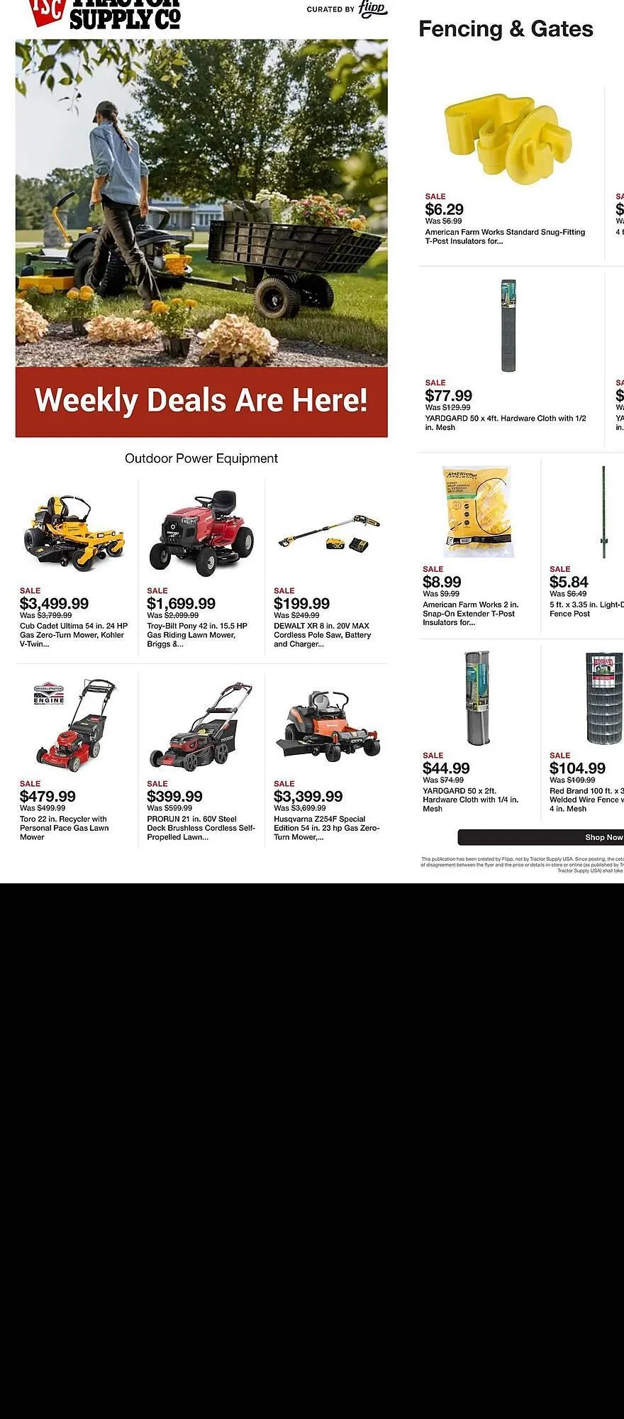 Tractor Supply Company weekly ad - 1