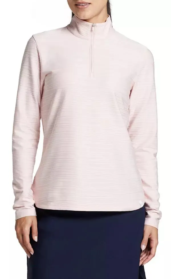 Walter Hagen Women's 3D Texture Long Sleeve Golf Polo