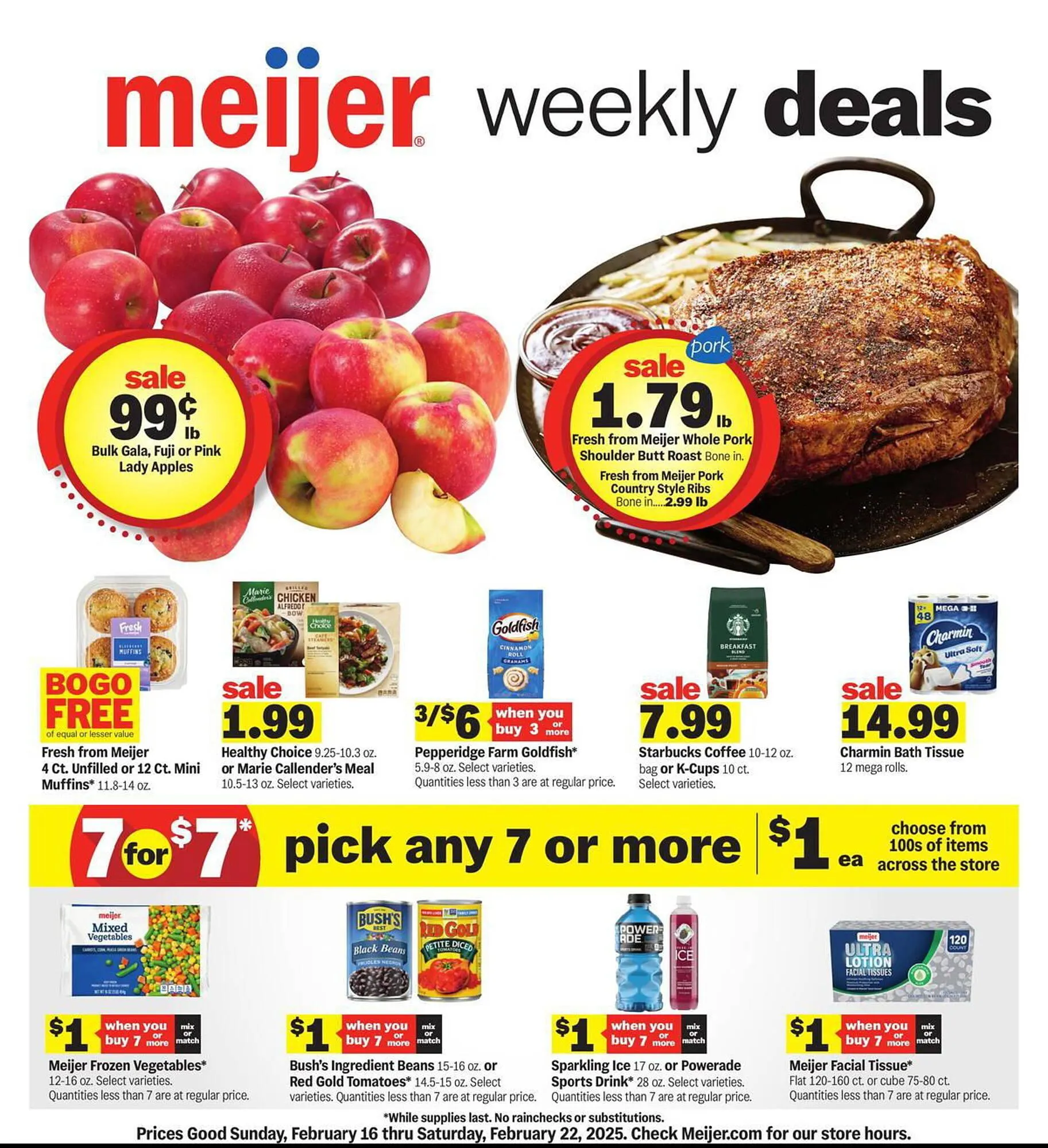 Weekly ad Meijer Weekly Ad from February 16 to February 22 2025 - Page 1