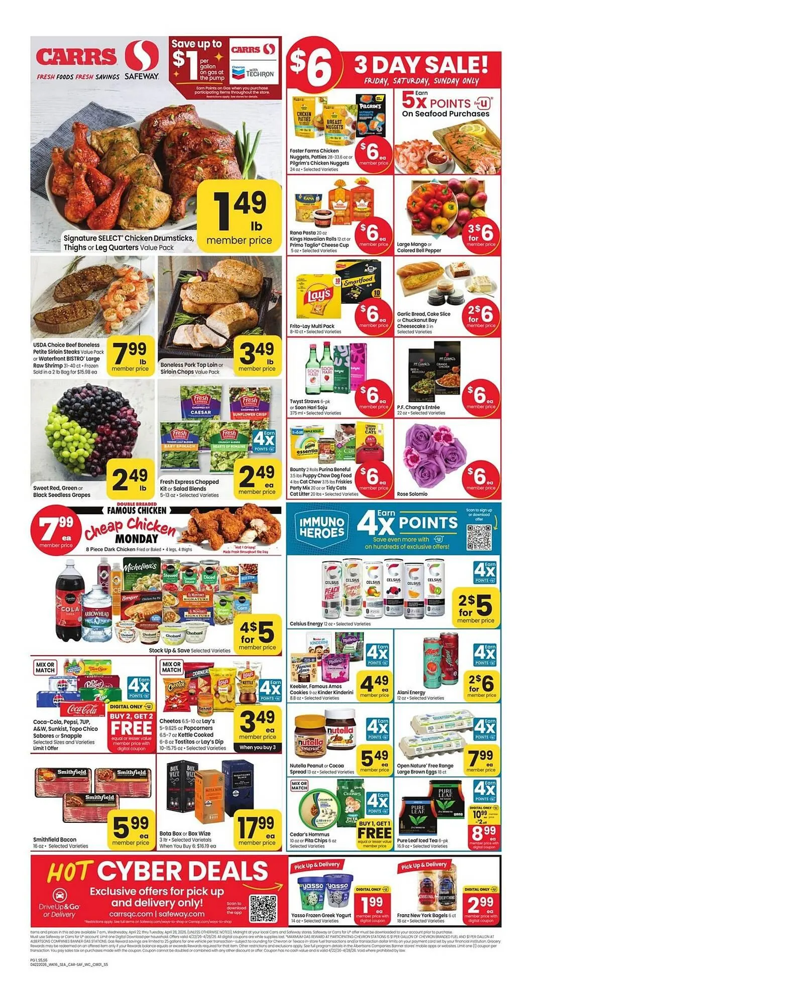 Weekly ad Carrs weekly ad from April 22 to April 28 2026 - Page 1