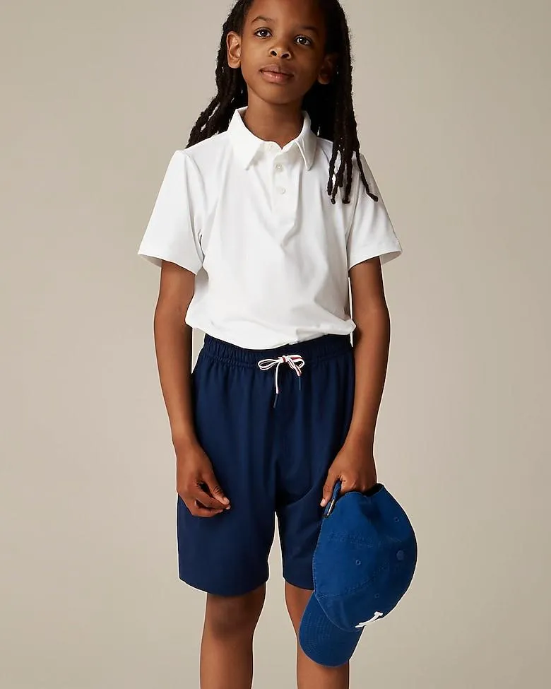 Kids' short-sleeve performance polo shirt
