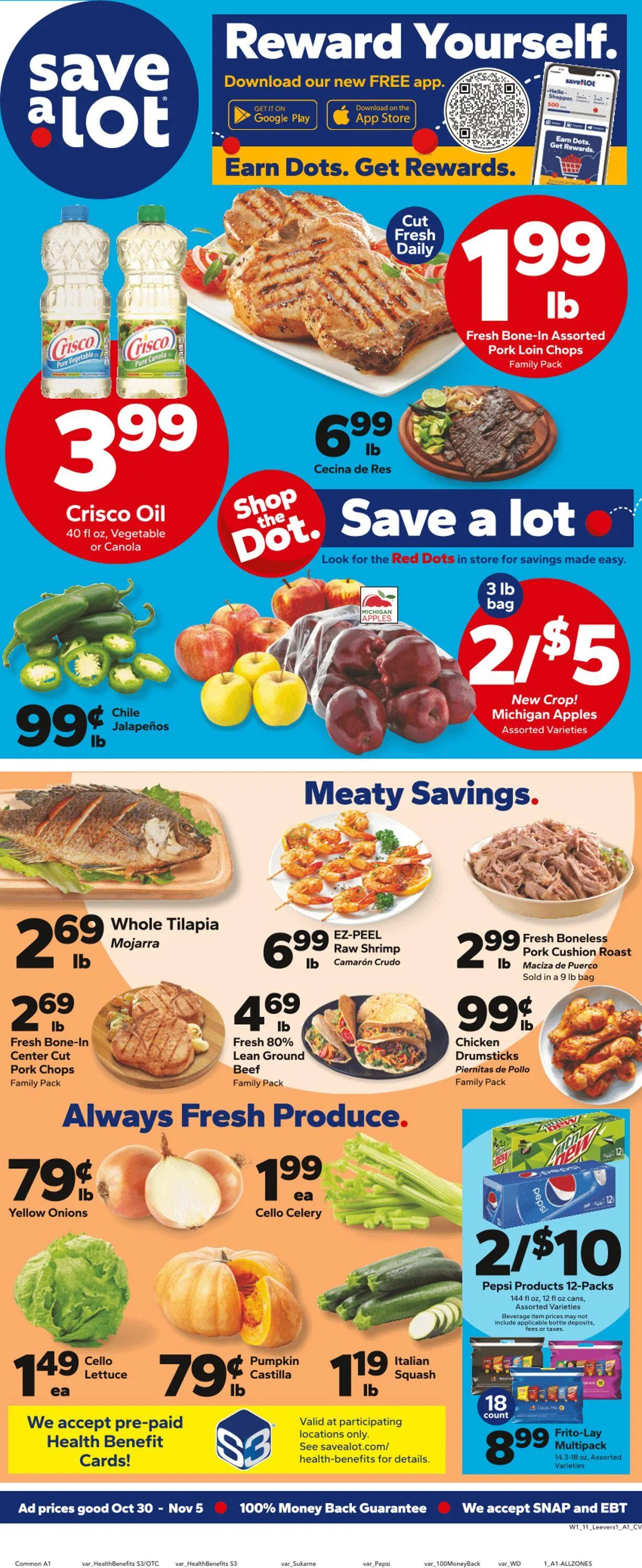 Weekly ad Save a Lot Current weekly ad from November 13 to November 27 2024 - Page 1