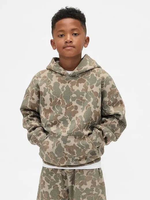 Kids VintageSoft Relaxed Camo Hoodie