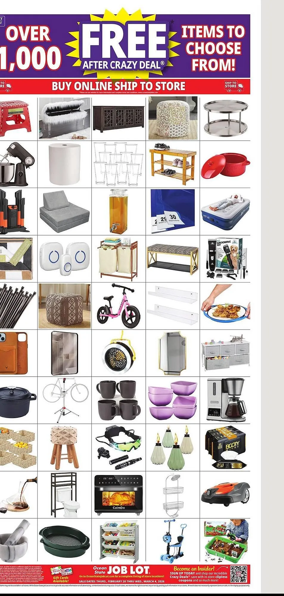 Weekly ad Ocean State Job Lot flyer from February 26 to March 4 2026 - Page 23