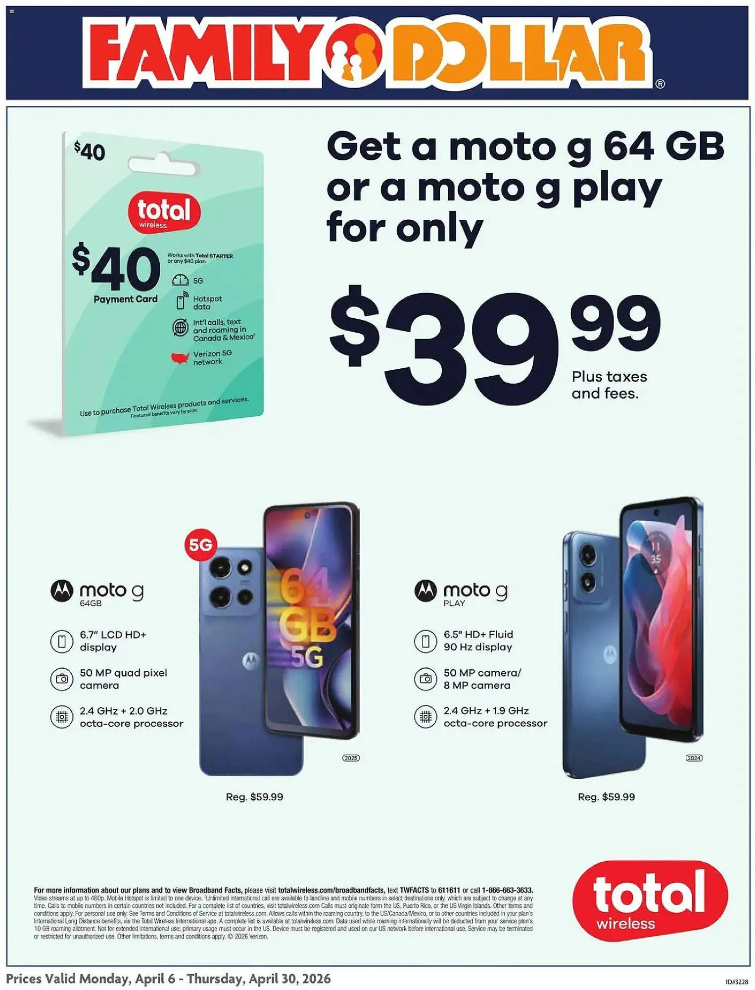 Weekly promotion Family Dollar weekly ad spanning from April 6 to May 1 2026 - Page 2 for Catalogue 365