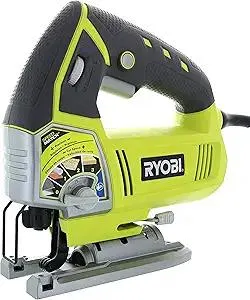 Ryobi JS481LG 4.8 Amp Corded Variable Speed T-Shank Orbital Jig Saw w/ Onboard LED Lighting System