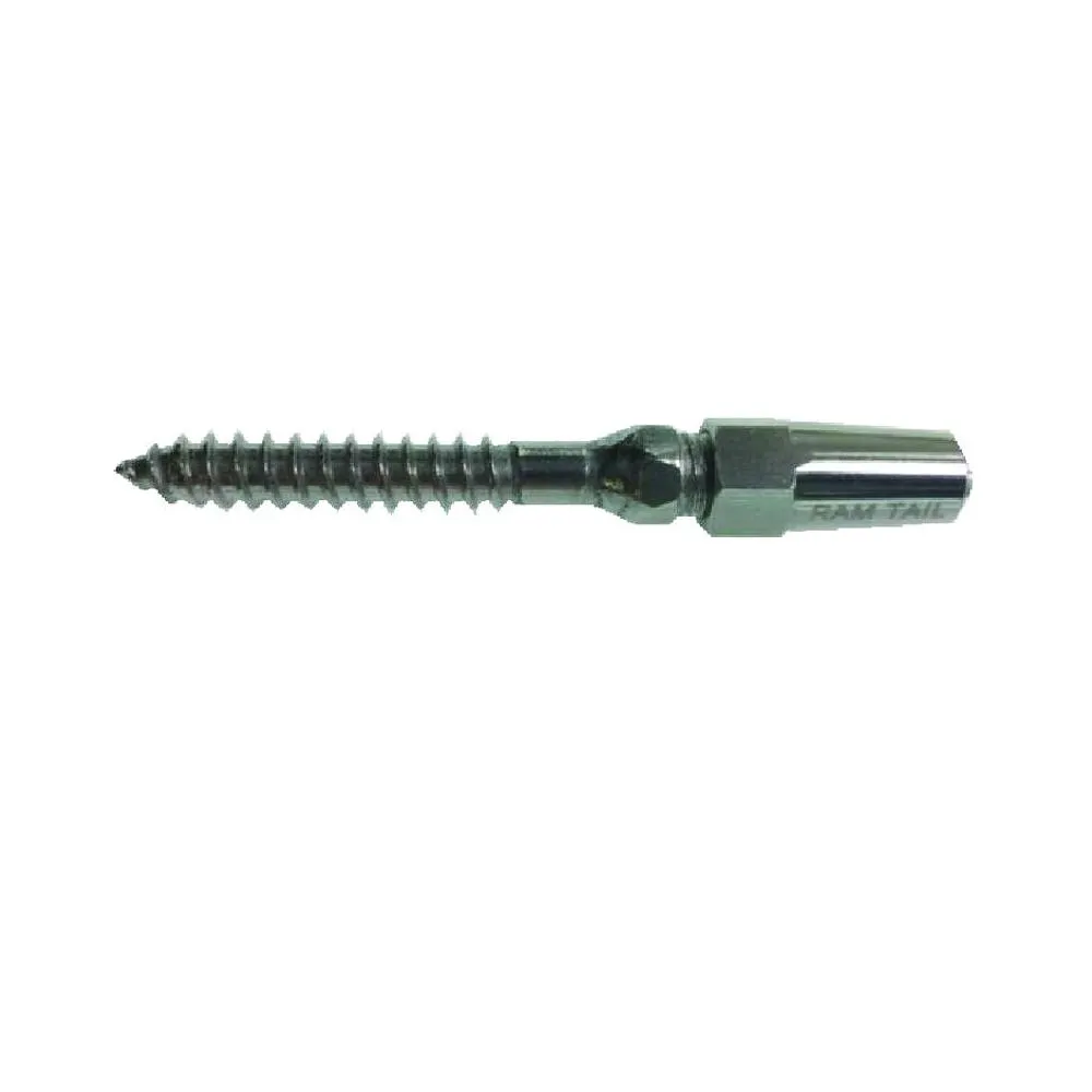 RT LJ-05 Lag Jaw, Fixed End, Stainless Steel, 10 in L