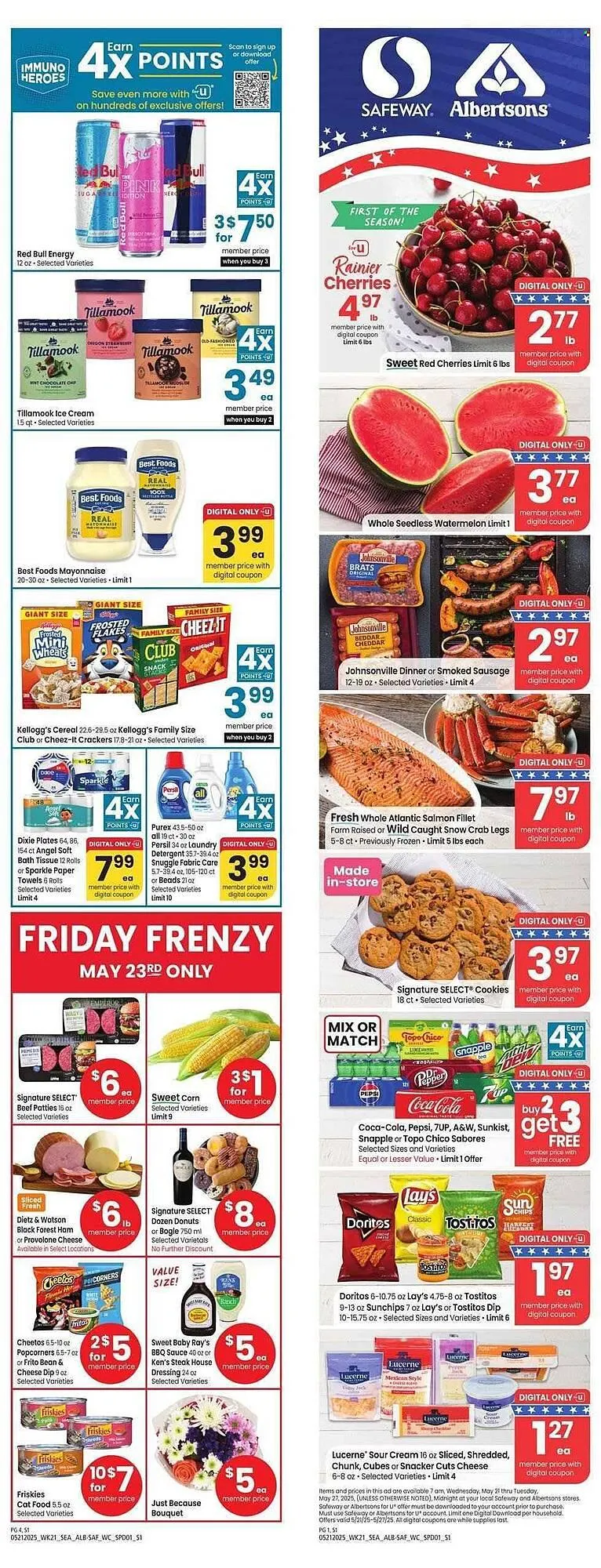 Weekly ad Albertsons Weekly Ad from May 21 to May 27 2025 - Page 1
