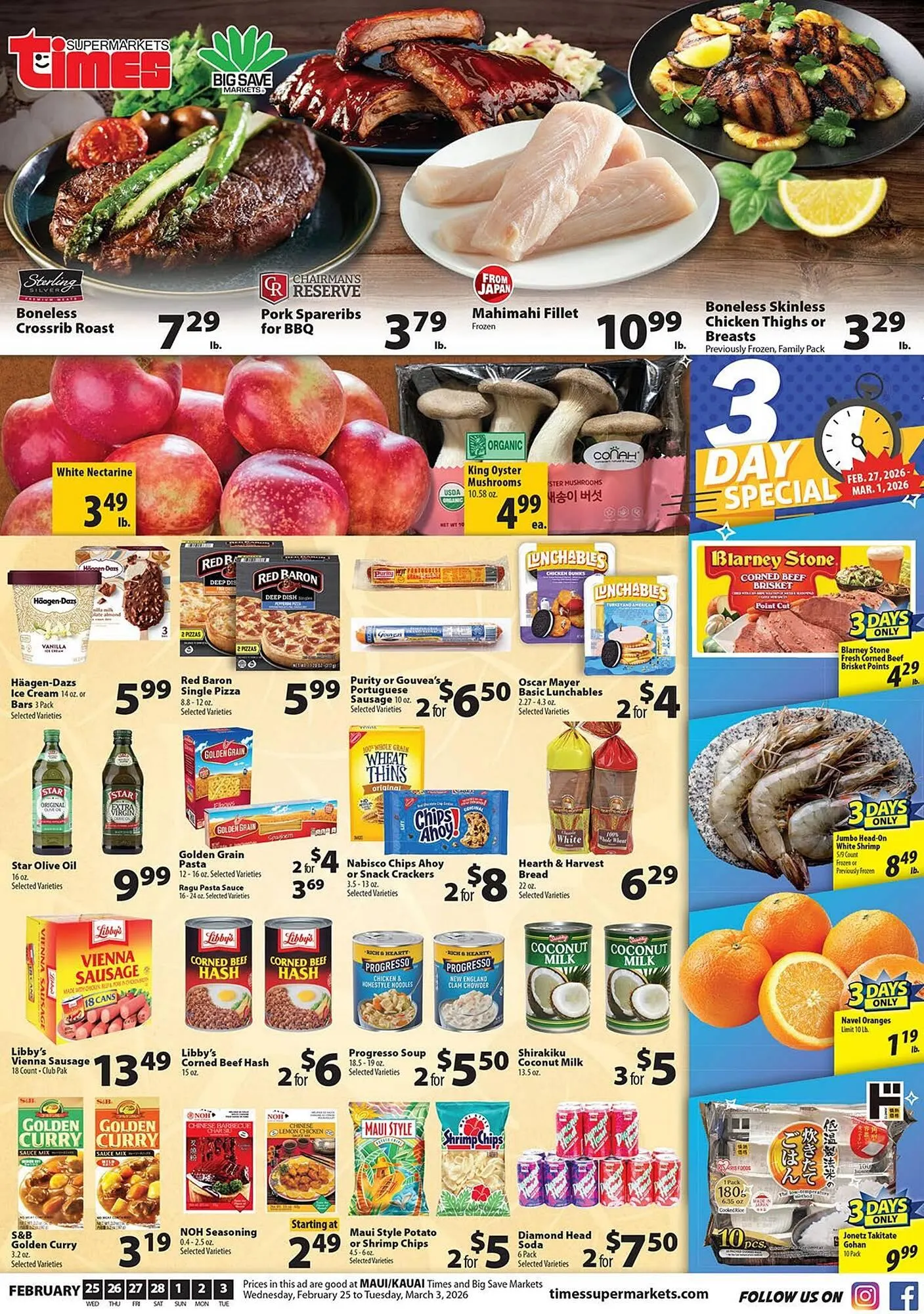 Weekly ad Times Supermarkets weekly ad from February 25 to March 3 2026 - Page 1