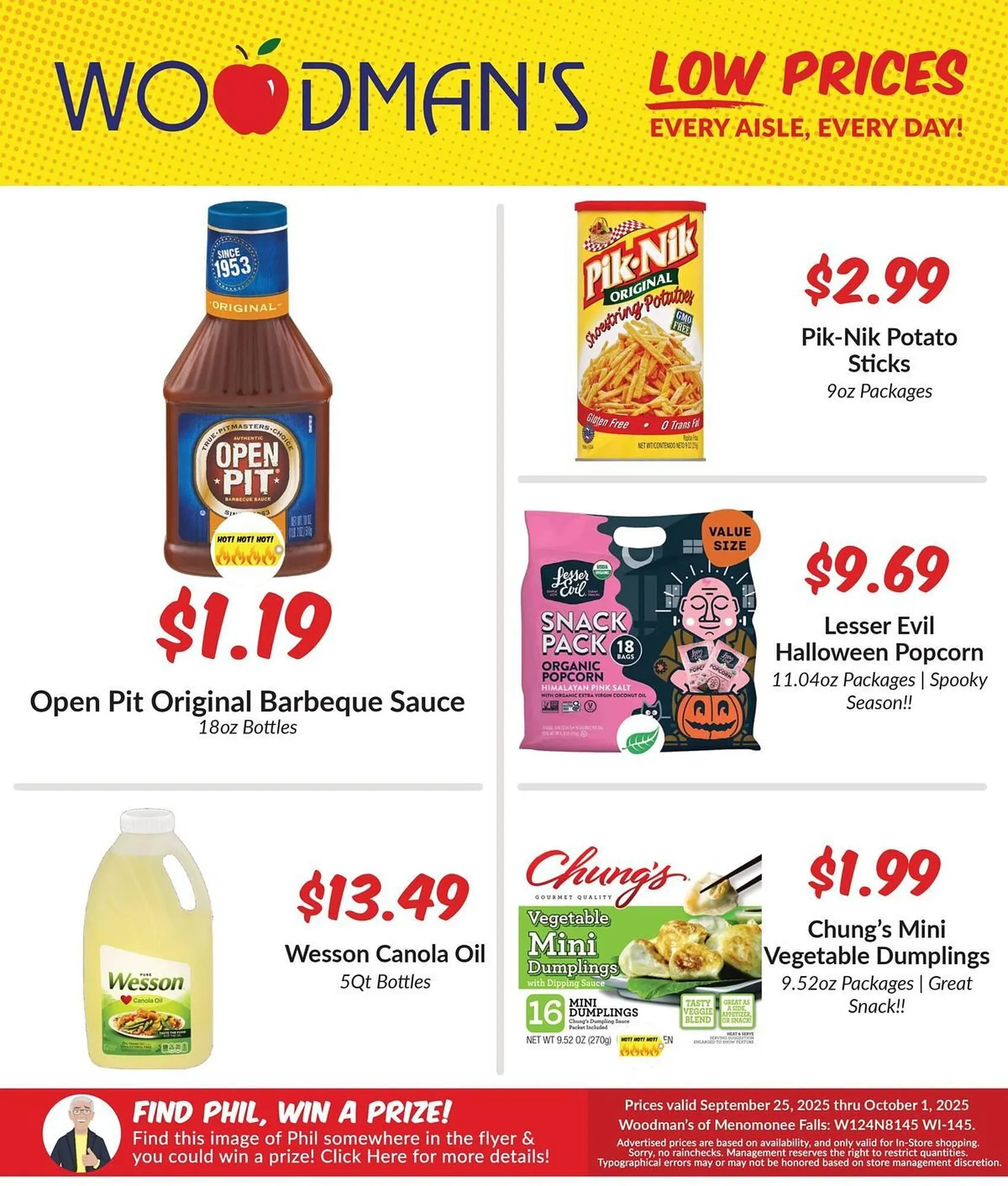 Weekly ad Woodman's weekly ad from September 25 to October 1 2025 - Page 1