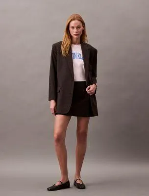 Boxy Varsity Logo T-Shirt