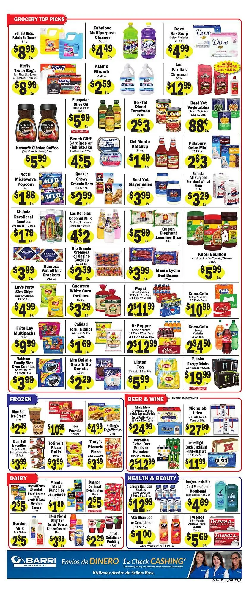 Weekly ad Sellers Bros Weekly Ad from August 21 to August 27 2024 - Page 2