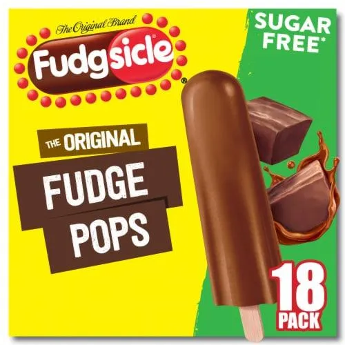 Popsicle Fudgsicle Original Fudge Pops No Sugar Added