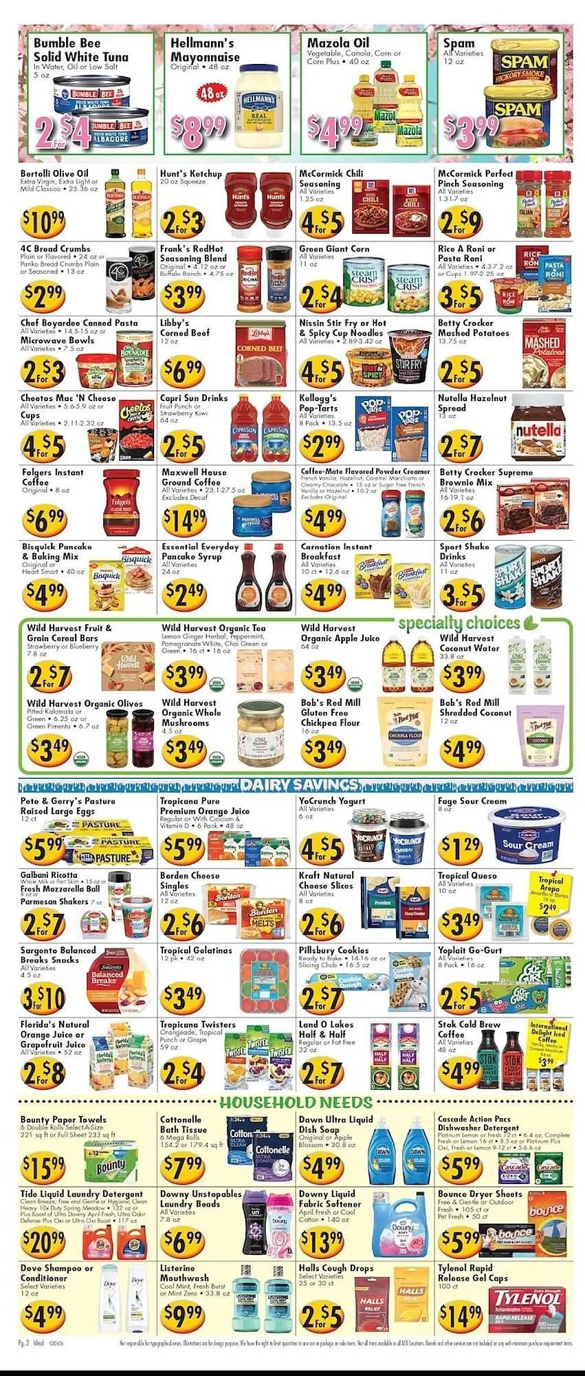 Weekly ad Ideal Food Basket circular from March 6 to March 12 2026 - Page 2