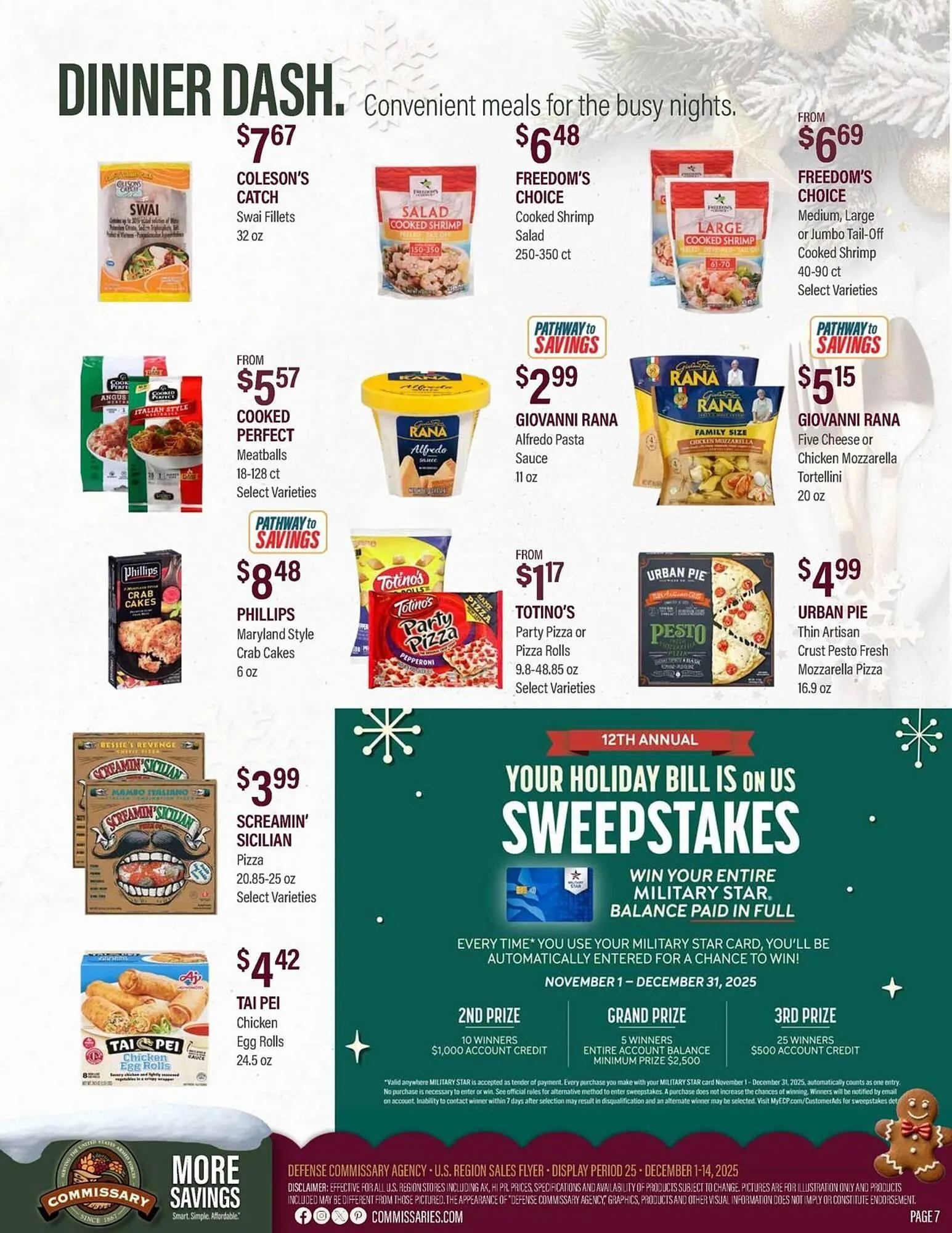 Weekly ad Commissary weekly ad from December 1 to December 14 2025 - Page 7