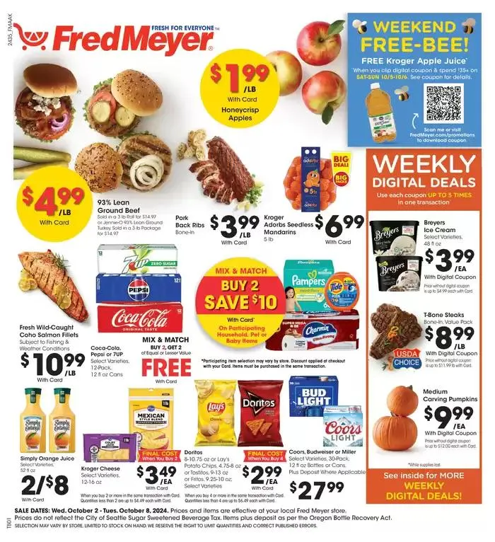 Weekly ad Great offer for bargain hunters from October 2 to October 8 2024 - Page 1