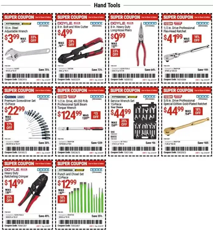 Weekly ad Harbor Freight Tools weekly ad from February 10 to February 24 2025 - Page 4