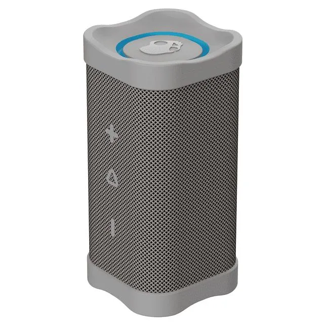 Skullcandy Terrain XT Medium Compact Tough Wireless Speaker, Light Grey
