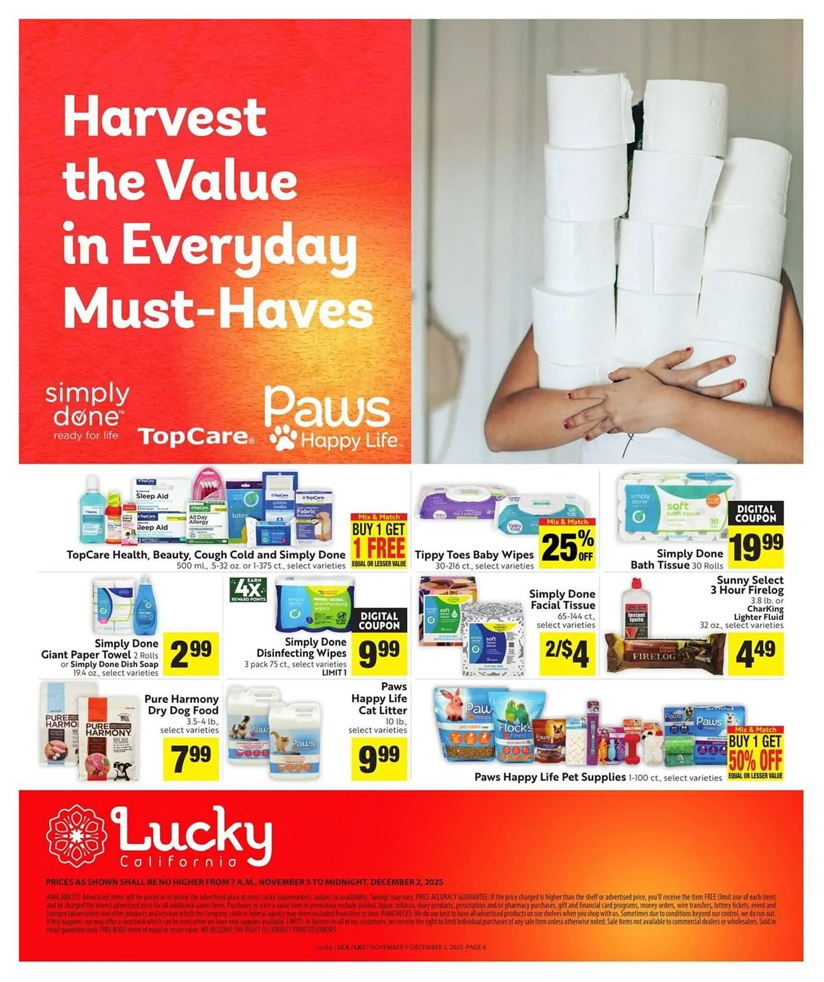 Weekly ad Lucky Supermarkets weekly ad from November 5 to December 2 2025 - Page 6