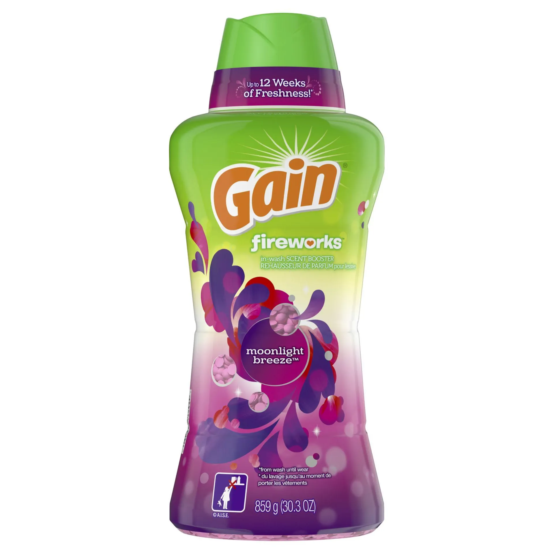 Gain Fireworks In-Wash Scent Booster Beads, Moonlight Breeze, 30.3 oz