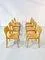 Vintage Beech Dining Chairs, 1980s, Set of 8