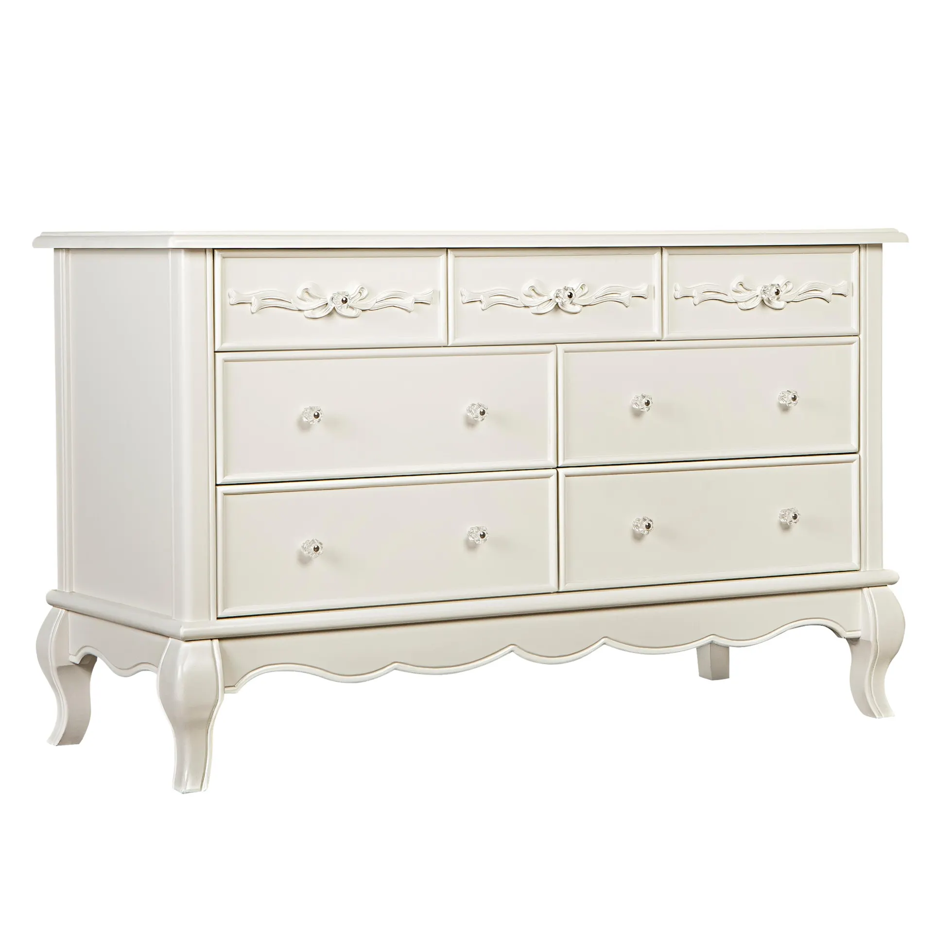 Evolur Aurora 7 Drawer Double Dresser