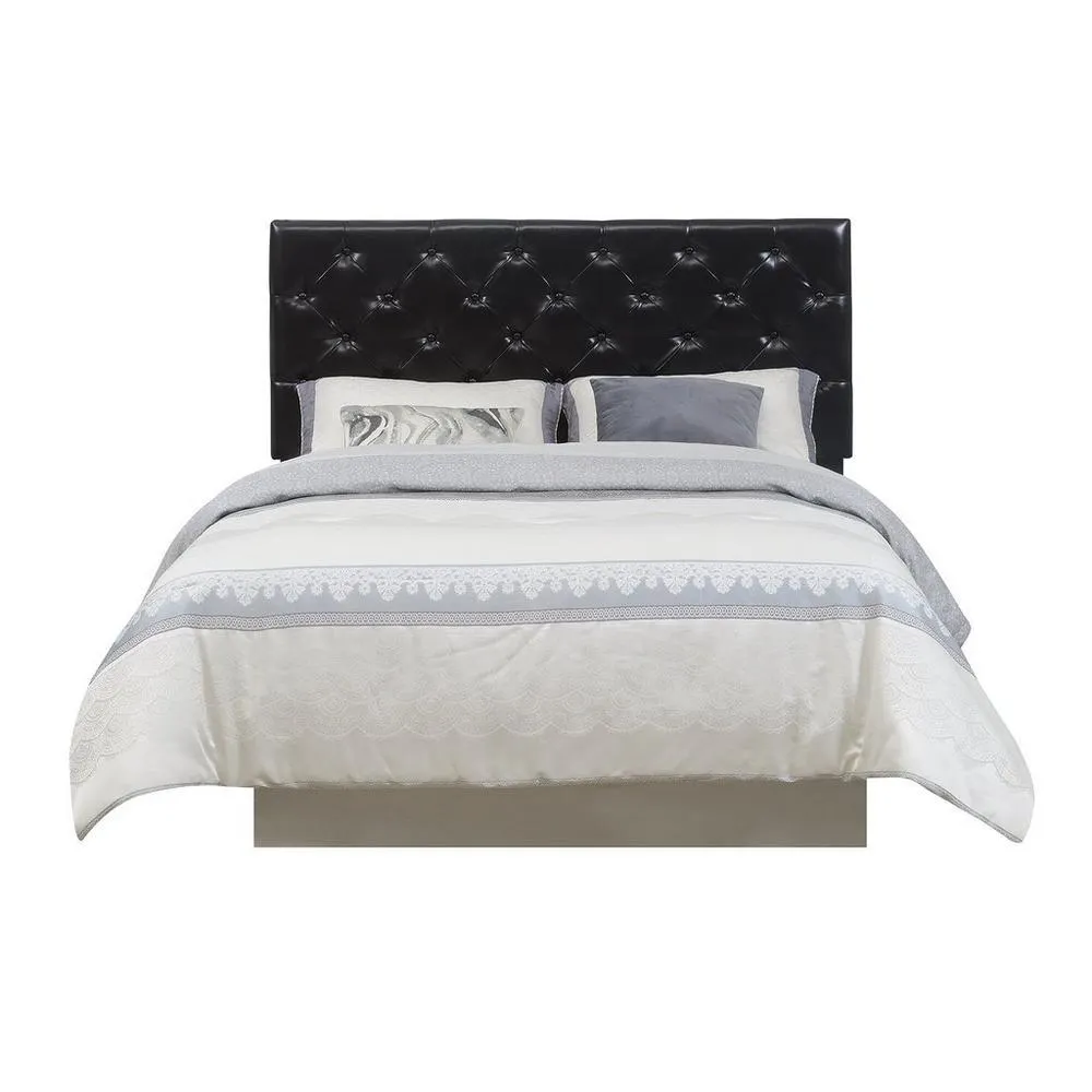 Kassel Queen Headboard w/ 12" Pillowtop Medium Plush Mattress & Foundation & Protective Cases