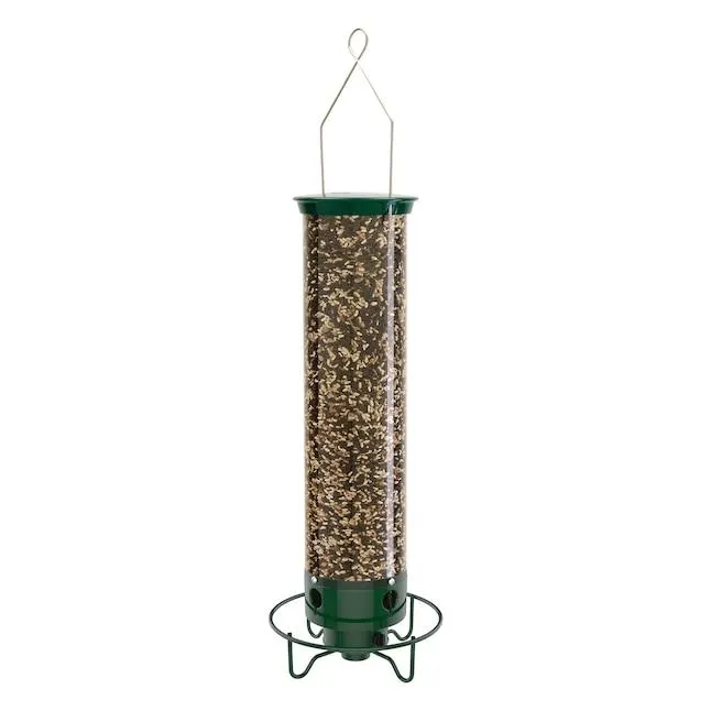 Droll Yankees Plastic Hanging Squirrel-Resistant Tube Bird feeder - 5-lb