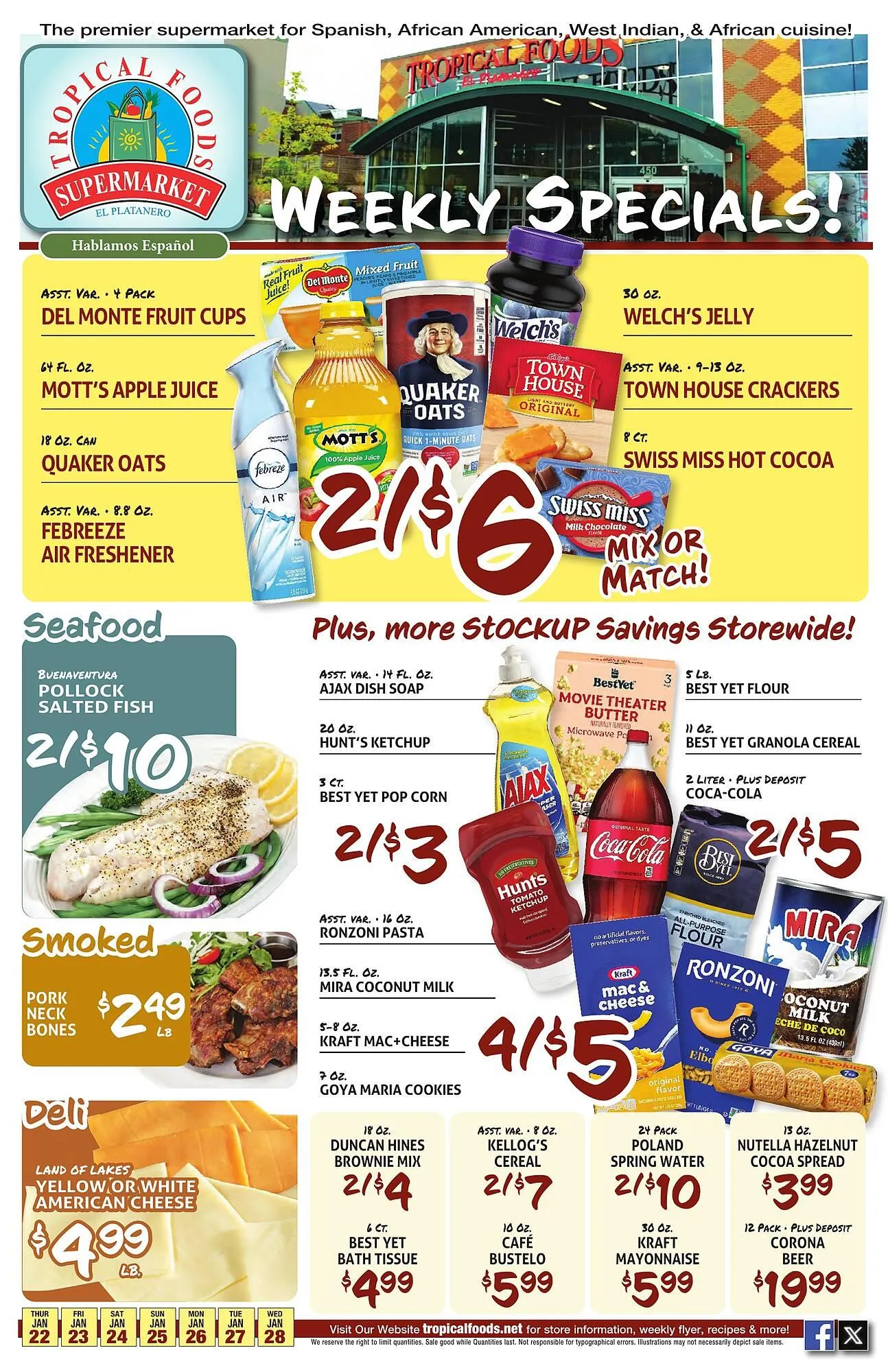 Tropical Foods Supermarket weekly ad - 1