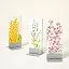 Hand-Painted Floral Flat Candle