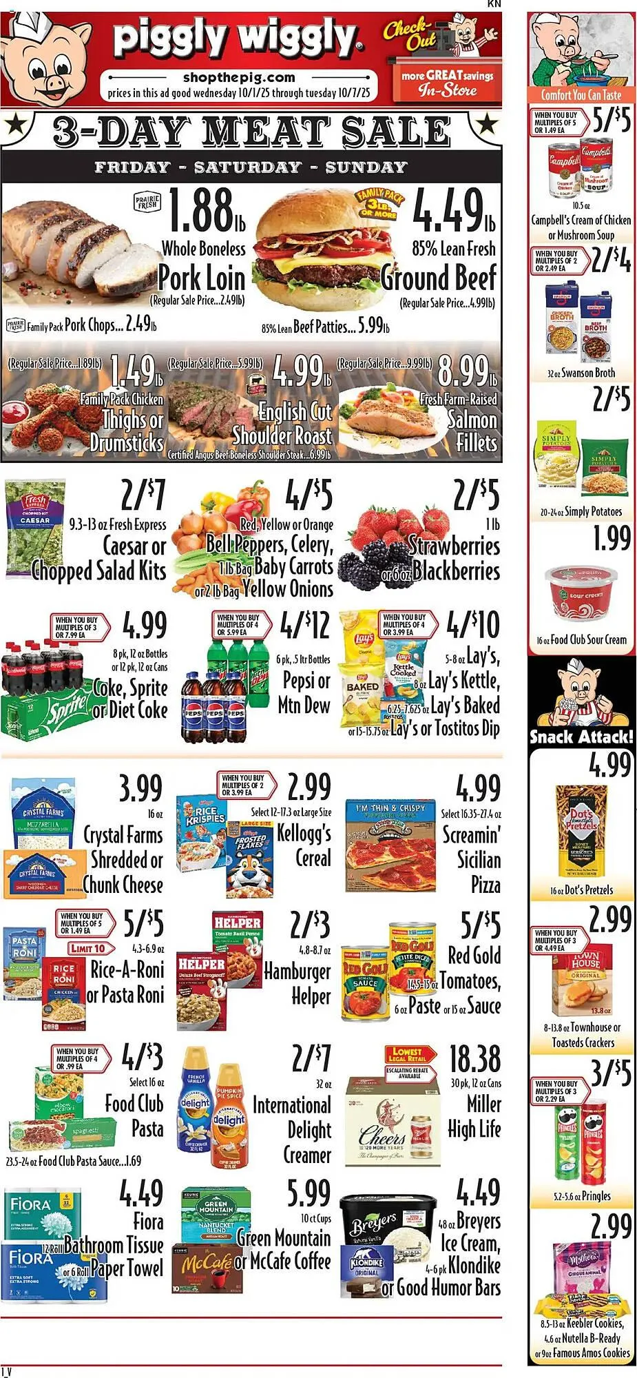 Weekly ad Piggly Wiggly weekly ad from October 1 to October 7 2025 - Page 1
