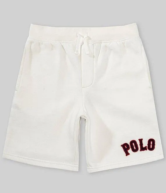 Big Boys 8-20 Baseball-Logo Fleece Shorts