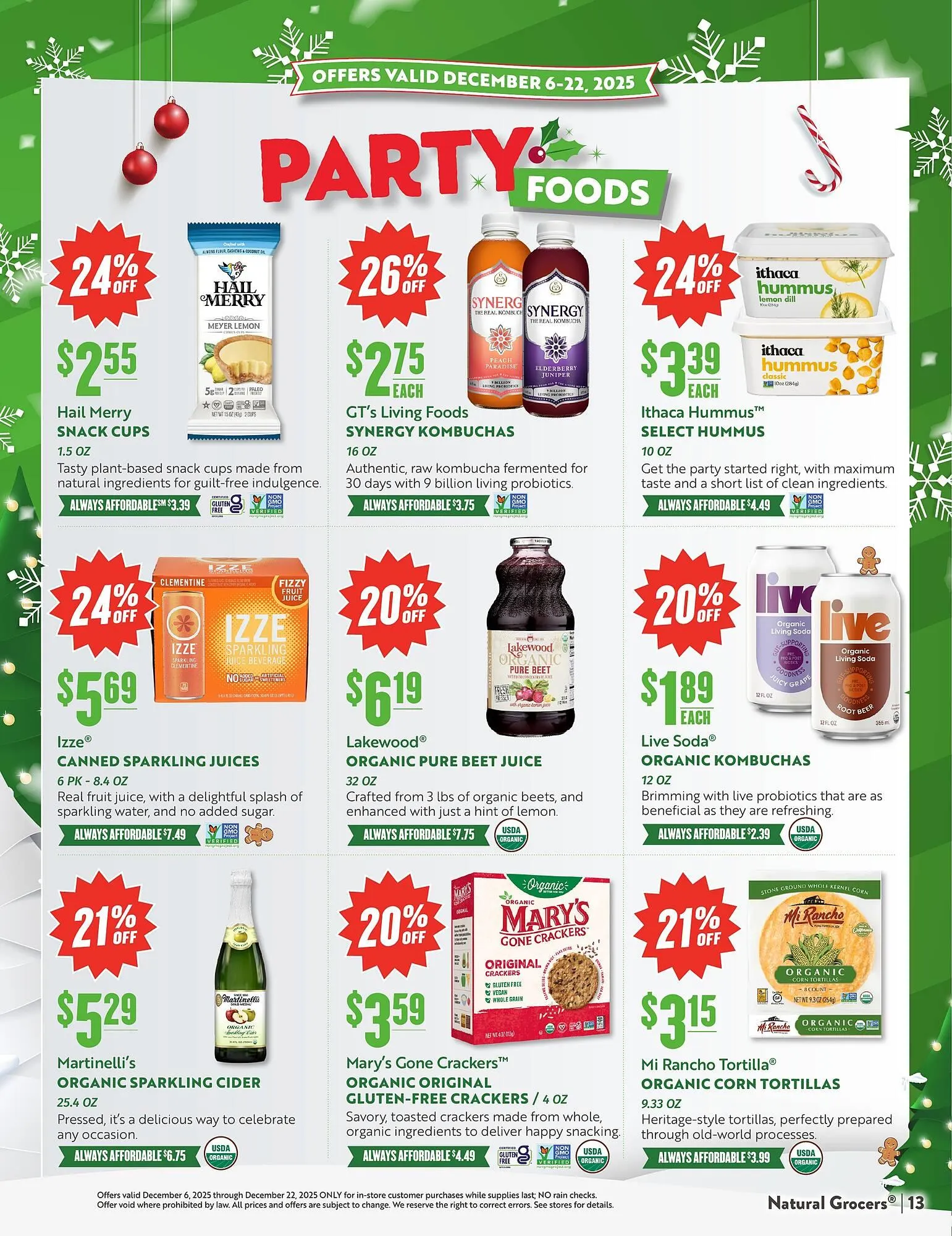 Weekly ad Natural Grocers weekly ad from December 6 to December 22 2025 - Page 13