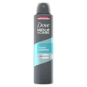 Dove MEN + CARE Clean Comfort Antiperspirant Deodorant 48 Hour Protection, 250 ml, Pack of 6