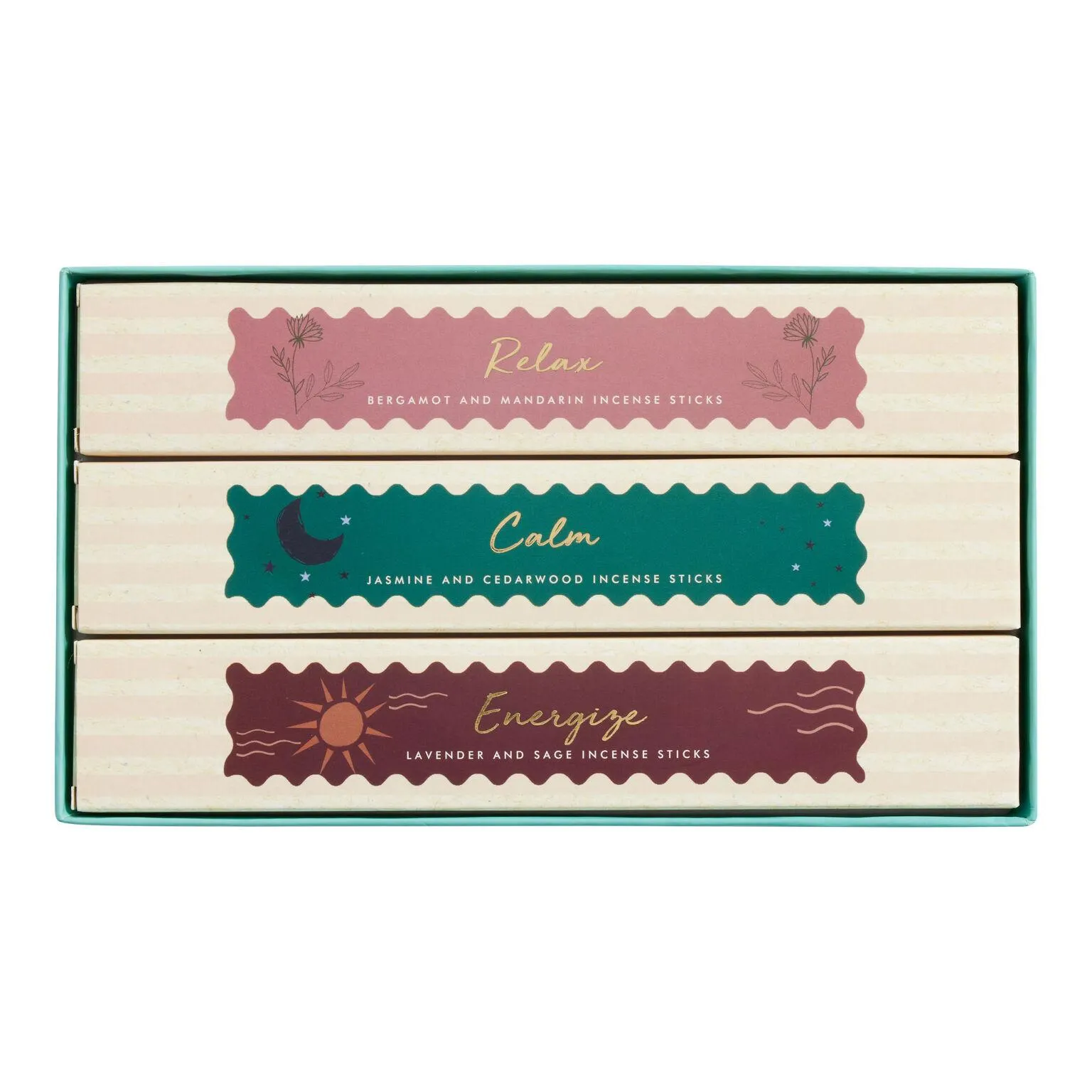 Relax, Calm and Energize Incense Sticks 120 Count